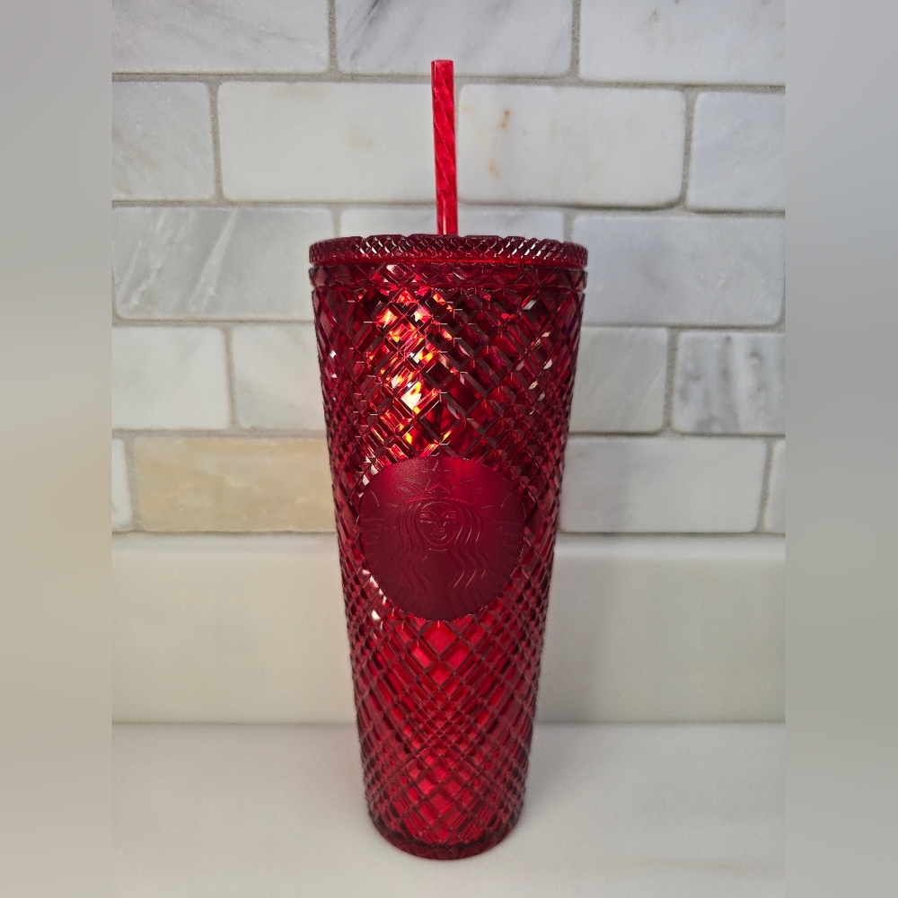 🤠Starbucks Jeweled Red Tumbler